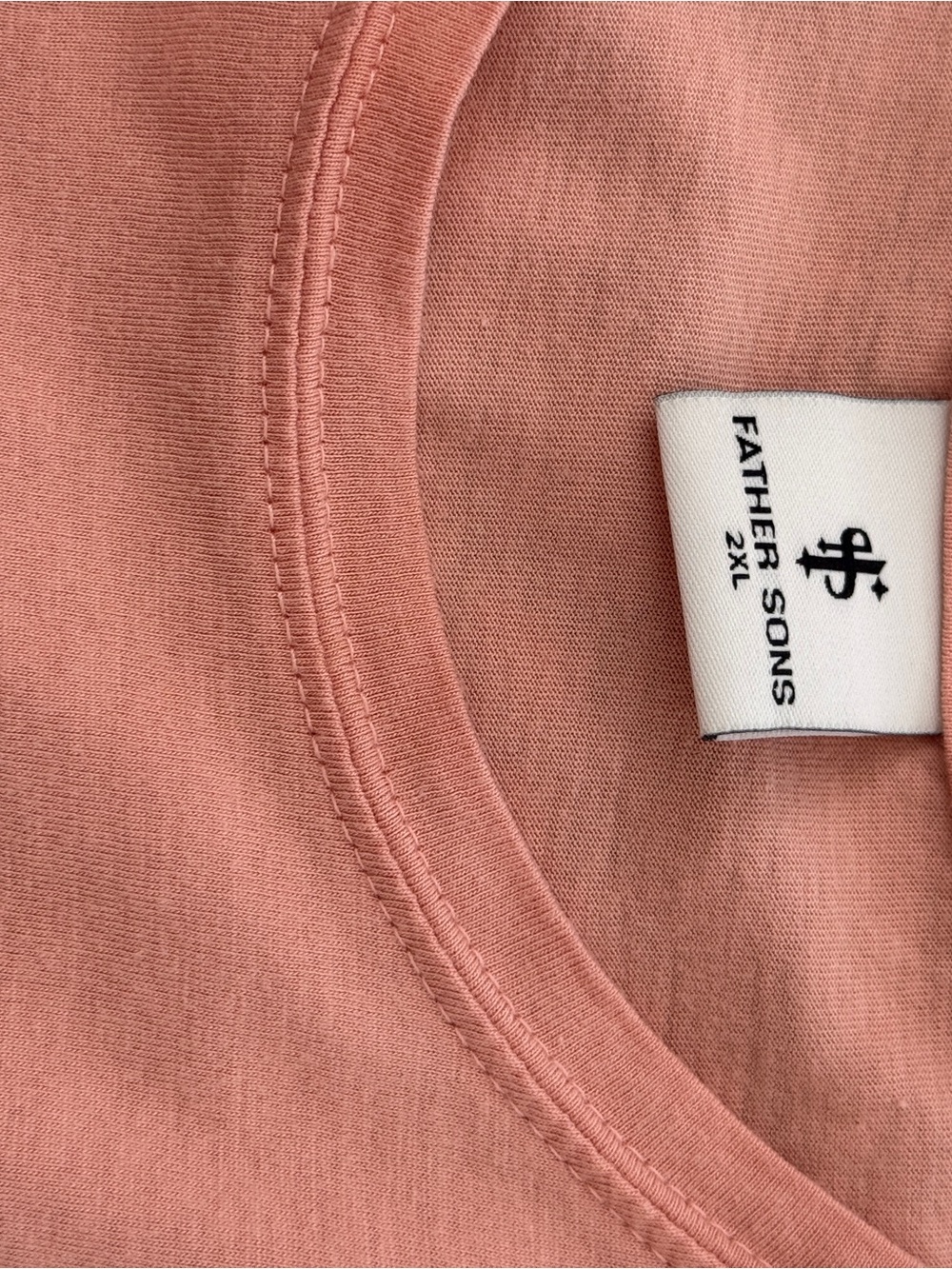 Father Sons  Men's Short Sleeve Tee - Salmon Pink - Picture 2 of 2